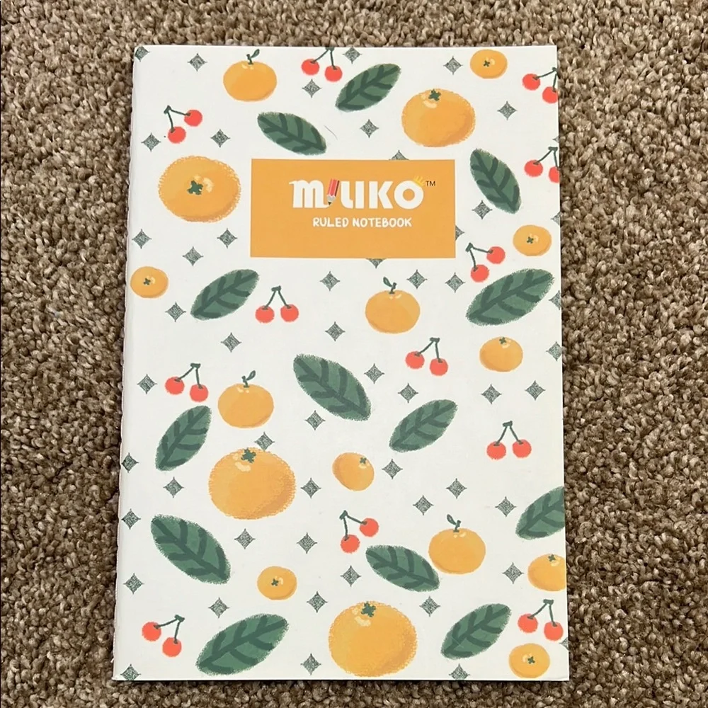 MILIKO 50 Sheet / 100 Page Notebook Journal with Fun Patterns Set of 3